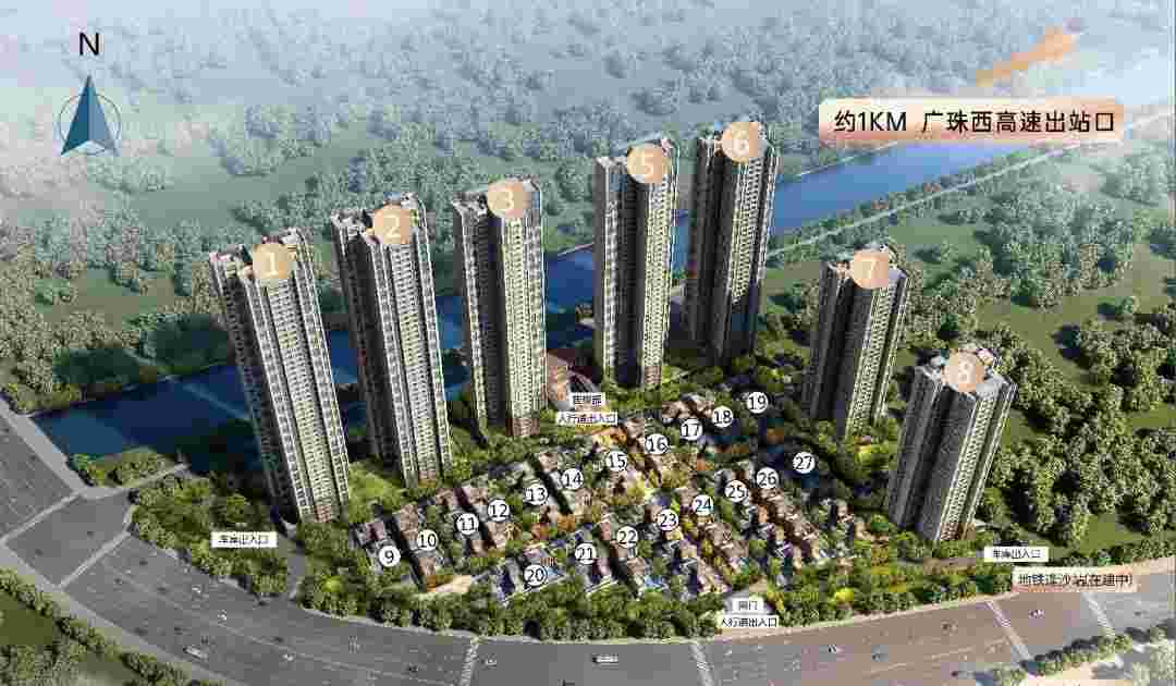 佛山中铁建凤语潮鸣怎么样?在售约113-130㎡ 顺德新城中芯别墅