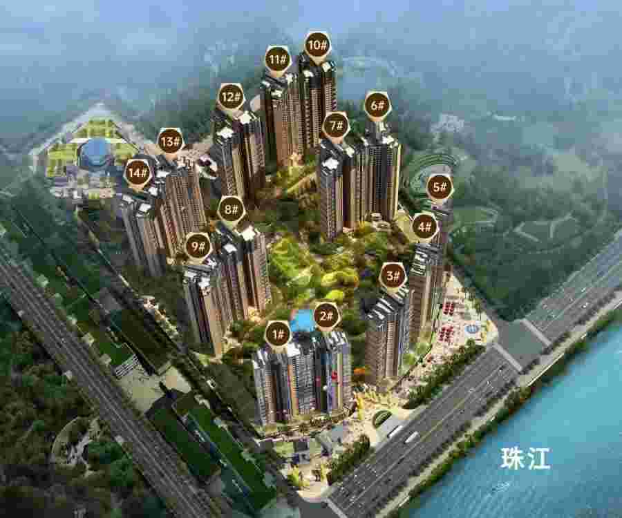 佛山珠水豪庭怎么样?120-220㎡大户型正式加推单价仅3.5万起