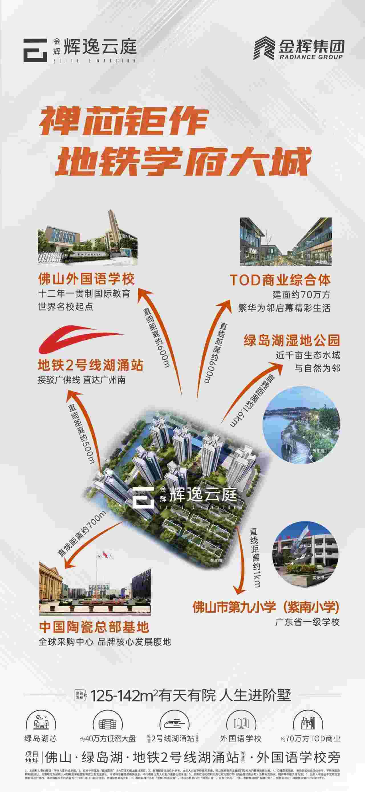佛山禅城新盘金辉辉逸云庭楼盘详情,1.4万起享全城资源配套