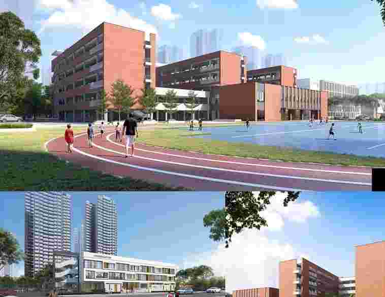 佛山时代全球创客小镇配套学校怎么样?楼下石门中小学明年开学