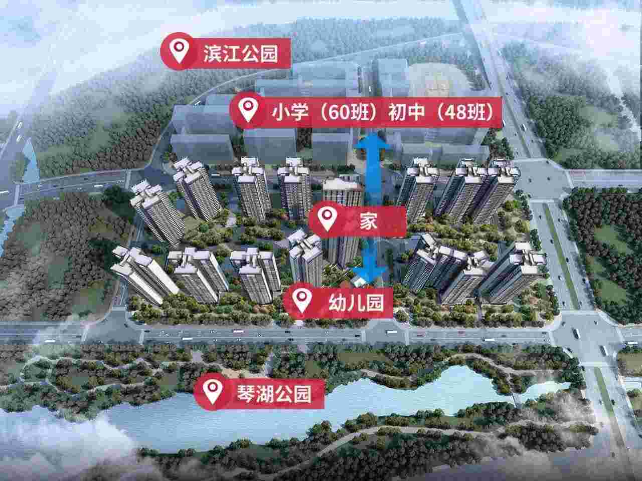 佛山卓越万科朗润园为什么便宜?88-140m²湖园双景热售