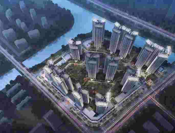 佛山融创半岛壹号在售户型,约91-118㎡三四房粤府奢宅