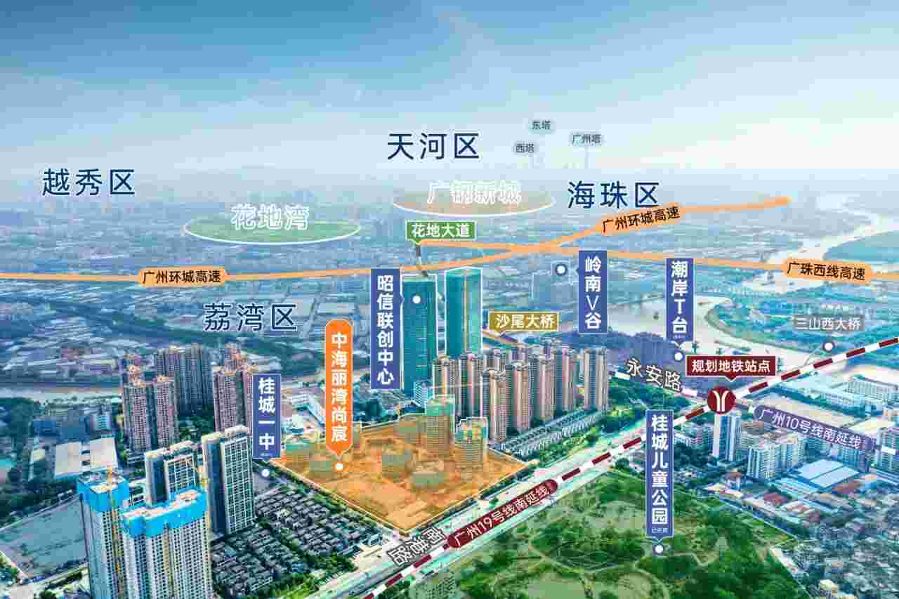 广佛交界中海丽湾尚宸楼盘详情,一桥荔湾,双地铁